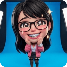 Imagem dividida de photo-to-glossy-3d-cartoon-expression-grid diamond_caricature_3d da geração c0b3d0...46de