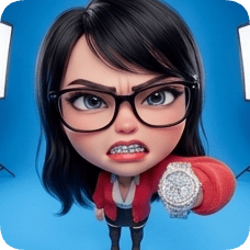 Imagem dividida de photo-to-glossy-3d-cartoon-expression-grid diamond_caricature_3d da geração 1882a7...e146