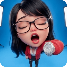 Imagem dividida de photo-to-glossy-3d-cartoon-expression-grid diamond_caricature_3d da geração 1882a7...e146