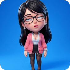 Imagem dividida de photo-to-glossy-3d-cartoon-expression-grid diamond_caricature_3d da geração 8c1818...be53