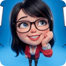 Imagem dividida de photo-to-glossy-3d-cartoon-expression-grid diamond_caricature_3d da geração 1882a7...e146