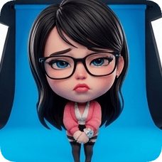 Imagem dividida de photo-to-glossy-3d-cartoon-expression-grid diamond_caricature_3d da geração c0b3d0...46de