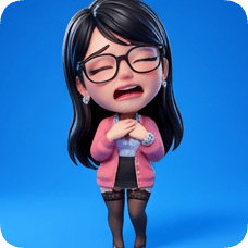 Imagem dividida de photo-to-glossy-3d-cartoon-expression-grid diamond_caricature_3d da geração 8c1818...be53