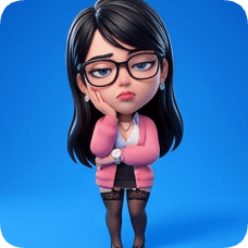 Imagem dividida de photo-to-glossy-3d-cartoon-expression-grid diamond_caricature_3d da geração 8c1818...be53