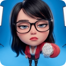 Imagem dividida de photo-to-glossy-3d-cartoon-expression-grid diamond_caricature_3d da geração 1882a7...e146