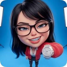 Imagem dividida de photo-to-glossy-3d-cartoon-expression-grid diamond_caricature_3d da geração 1882a7...e146