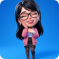 Imagem dividida de photo-to-glossy-3d-cartoon-expression-grid diamond_caricature_3d da geração 8c1818...be53