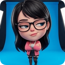 Imagem dividida de photo-to-glossy-3d-cartoon-expression-grid diamond_caricature_3d da geração c0b3d0...46de
