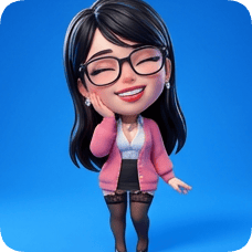 Imagem dividida de photo-to-glossy-3d-cartoon-expression-grid diamond_caricature_3d da geração 8c1818...be53