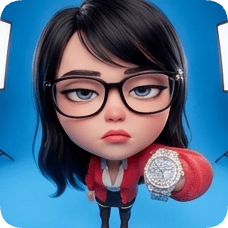 Imagem dividida de photo-to-glossy-3d-cartoon-expression-grid diamond_caricature_3d da geração 1882a7...e146